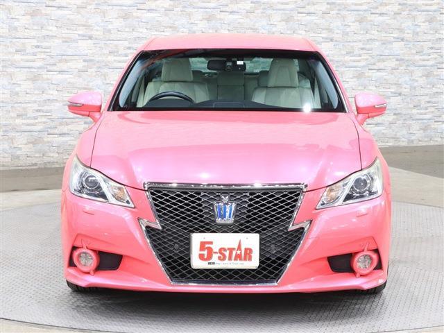 トヨタ クラウン　ハイブリッド ハイブリッド ２．５ Ｇ リボーン ピンク H26年 (関東) 99