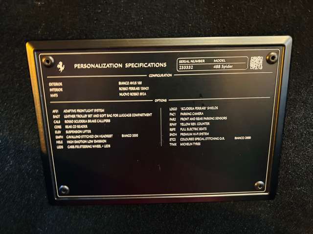 フェラーリ ４８８スパイダー Ｆ１ ＤＣＴ H30年 (東海) 99