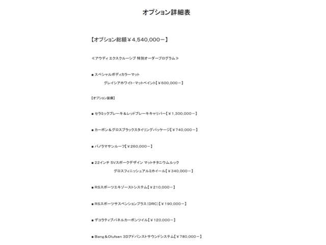 アウディ ＲＳ７　スポーツバック ４．０ ４ＷＤ R4年 (東海) 99