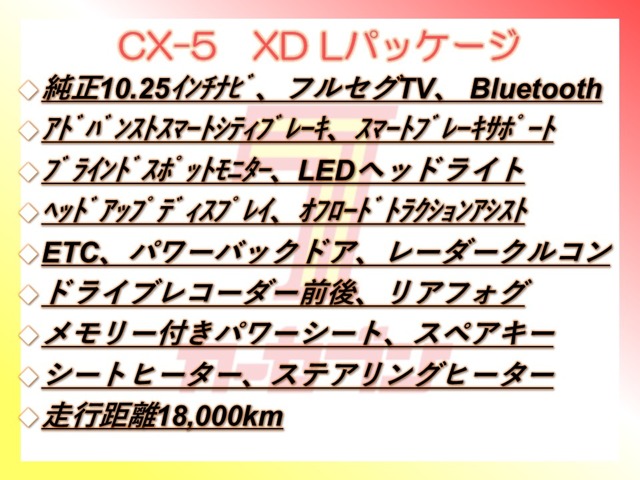 マツダ ＣＸ−５ ２．２ ＸＤ Ｌパッケージ ディーゼルターボ ４ＷＤ R3年 (北海道) 99
