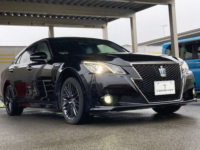 トヨタ クラウン　ハイブリッド ハイブリッド ２．５ Ｓ ＦＯＵＲ ブラックスタイル ４ＷＤ H27年 (東北) 99