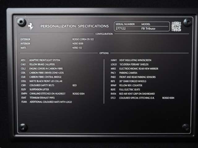 フェラーリ Ｆ８　トリブート Ｆ１ ＤＣＴ R4年 (近畿) 99