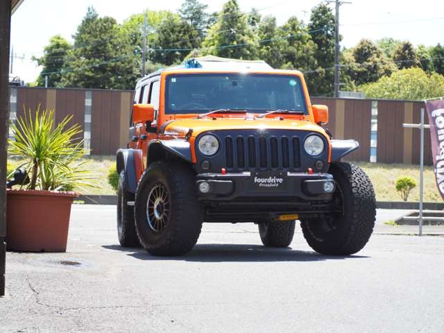 ジープ ラングラー　アンリミテッド アンリミテッド オレンジ ４ＷＤ H25年 (関東) 99