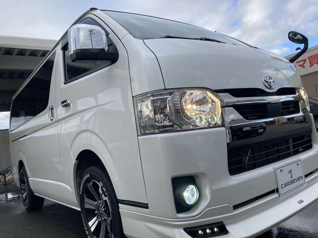 トヨタ ハイエースバン ２．８ スーパーＧＬ ダークプライムＩＩ ロングボディ ディーゼルターボ ４ＷＤ R3年 (東北) 99