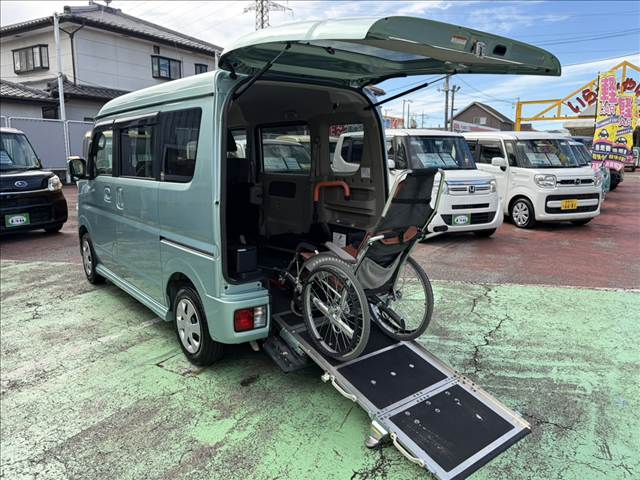スズキ エブリイワゴン ６６０ ウィズ 車イス移動車 左右分割式リアシート付 H30年 (関東) 99