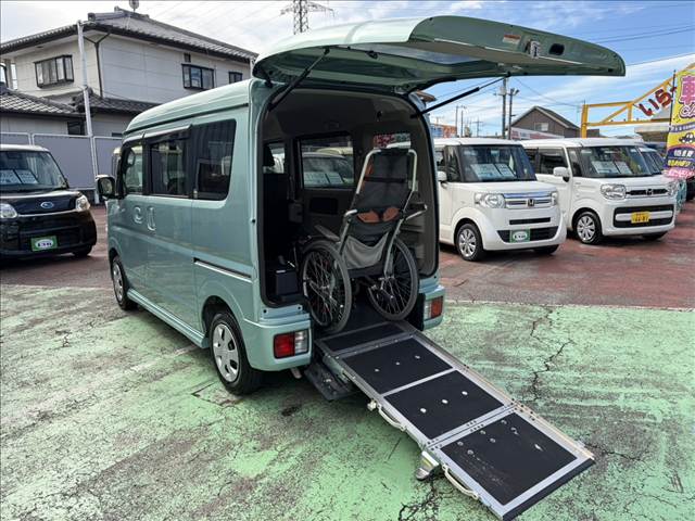スズキ エブリイワゴン ６６０ ウィズ 車イス移動車 左右分割式リアシート付 H30年 (関東) 99