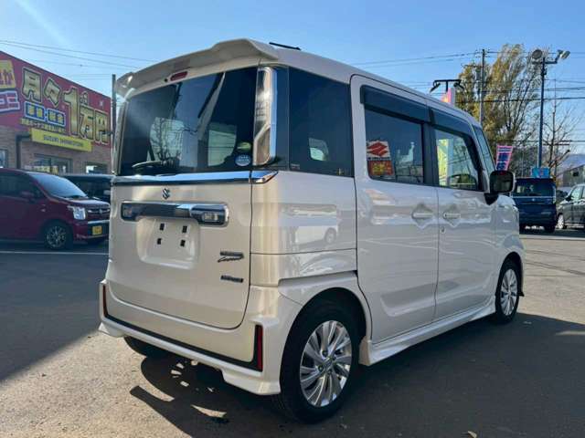 スズキ スペーシア ６６０ カスタム ハイブリッド ＧＳ 衝突被害軽減ブレーキ非装着車 ４ＷＤ H30年 (北海道) 99