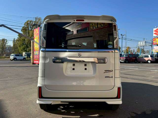 スズキ スペーシア ６６０ カスタム ハイブリッド ＧＳ 衝突被害軽減ブレーキ非装着車 ４ＷＤ H30年 (北海道) 99