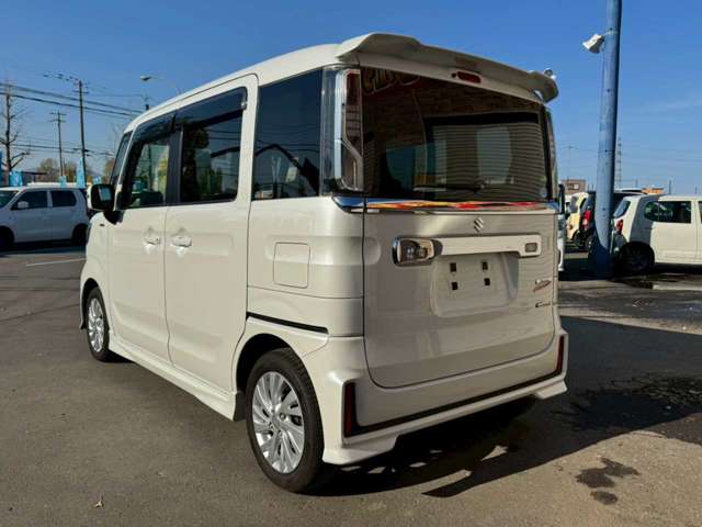 スズキ スペーシア ６６０ カスタム ハイブリッド ＧＳ 衝突被害軽減ブレーキ非装着車 ４ＷＤ H30年 (北海道) 99