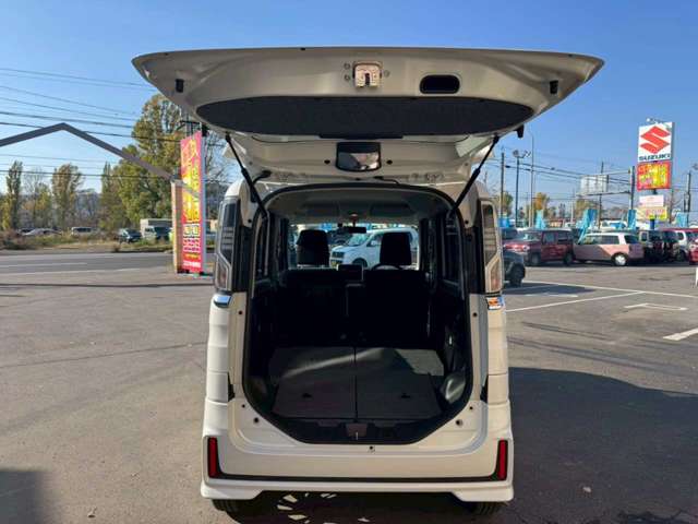 スズキ スペーシア ６６０ カスタム ハイブリッド ＧＳ 衝突被害軽減ブレーキ非装着車 ４ＷＤ H30年 (北海道) 99