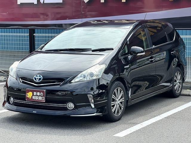 トヨタ プリウスΑ １．８ Ｓ チューン ブラック H26年 (近畿) 99