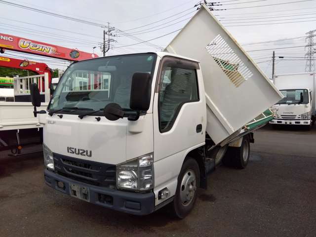いすゞ エルフ ３．０ 三転強化ダンプ フルフラットロー ディーゼルターボ H29年 (関東) 99