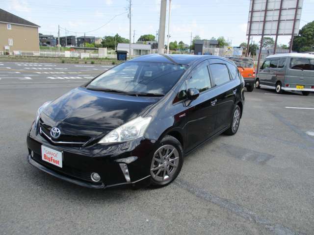 トヨタ プリウスΑ １．８ Ｓ チューン ブラック H25年 (関東) 99