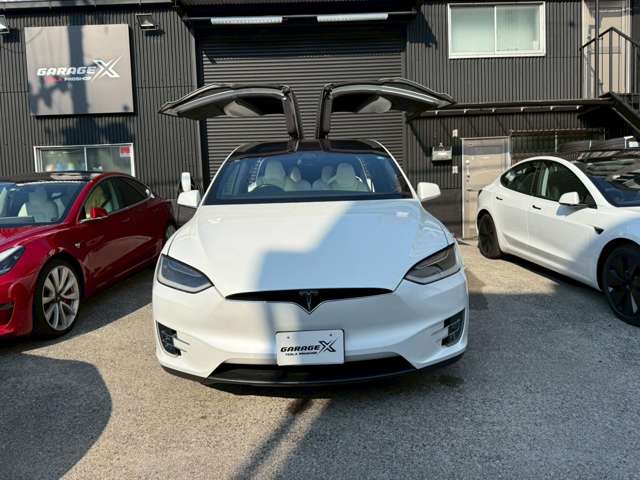 テスラ モデルＸ ＲＡＶＥＮ パフォーマンス ＡＷＤ 白内装 ６人乗リ R1年 (東海) 99