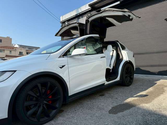 テスラ モデルＸ ＲＡＶＥＮ パフォーマンス ＡＷＤ 白内装 ６人乗リ R1年 (東海) 99