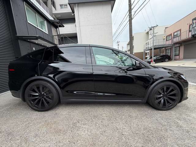 テスラ モデルＸ ロングレンジ ＡＷＤ 白内装 ６人乗リ R5年 (東海) 99