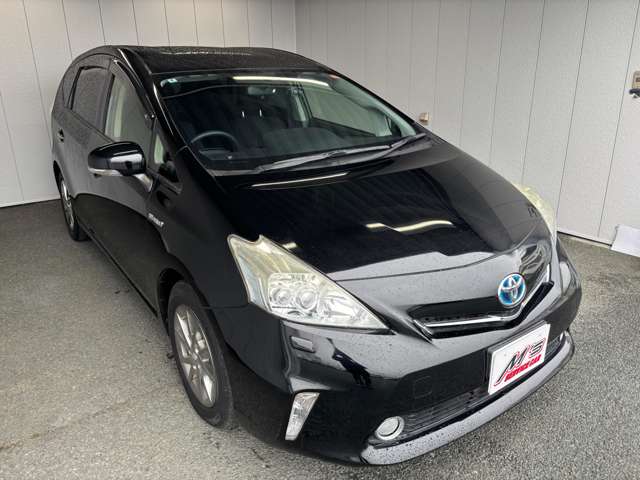 トヨタ プリウスΑ １．８ Ｓ チューン ブラック H26年 (東北) 99