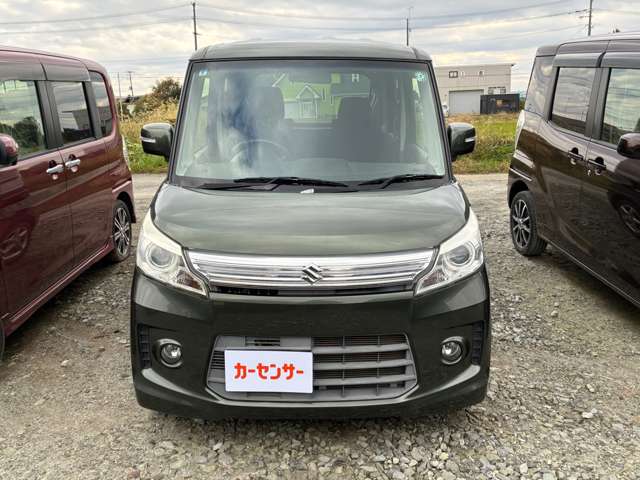 スズキ スペーシア ６６０ カスタム ＴＳ スマートフォン連携ナビゲーション装着車 ４ＷＤ H25年 (東北) 99