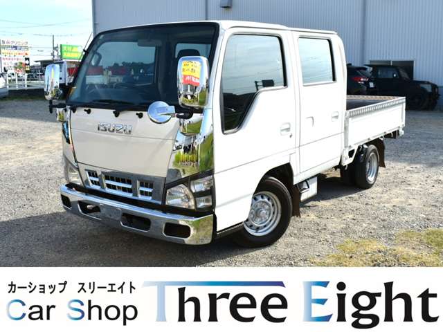 いすゞ エルフ ４．８ ダブルキャブ フラットロー ディーゼル H18年 (近畿) 99