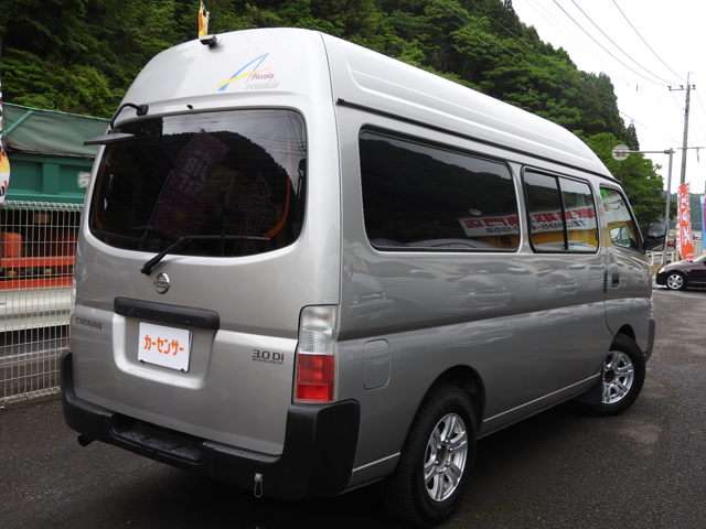 日産 キャラバンバン キャンピングＲＶビックフット製アルカティア H15年 (九州・沖縄) 99
