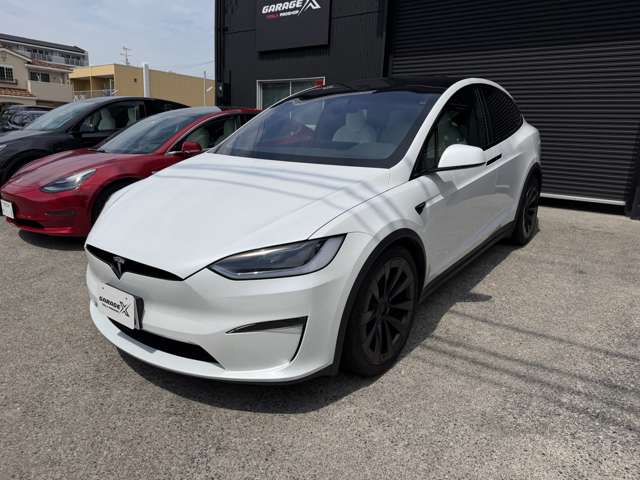 テスラ モデルＸ ロングレンジ ＡＷＤ 白内装 ７人乗リ R6年 (東海) 99
