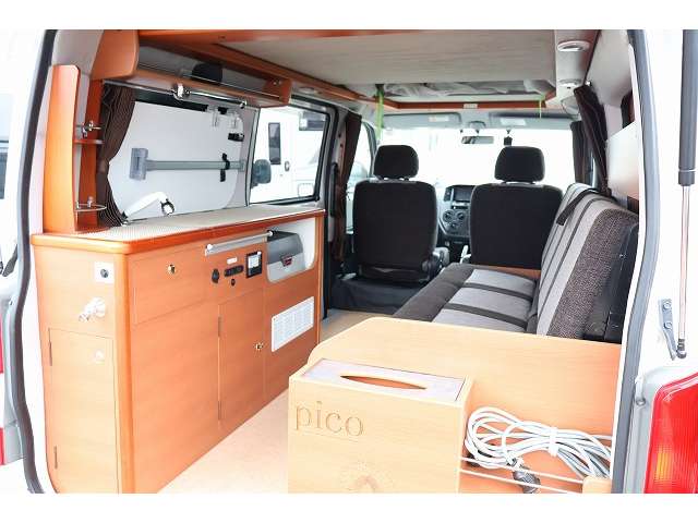 トヨタ ライトエースバン キャンピングカー広島ピコポップＵＰルーフ H30年 (東北) 99