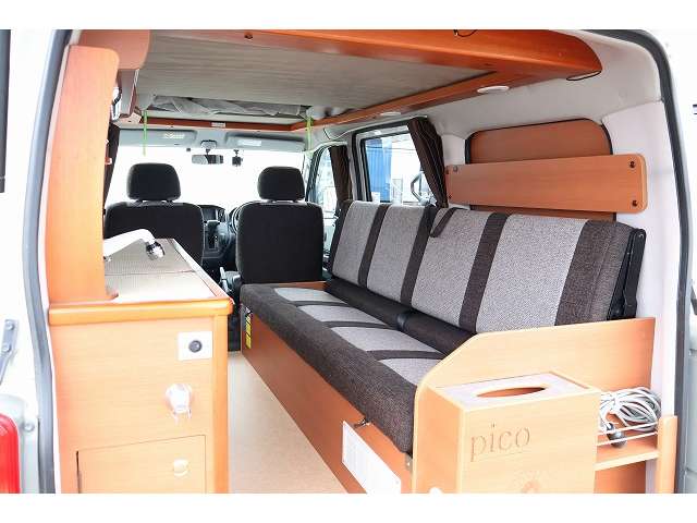 トヨタ ライトエースバン キャンピングカー広島ピコポップＵＰルーフ H30年 (東北) 99
