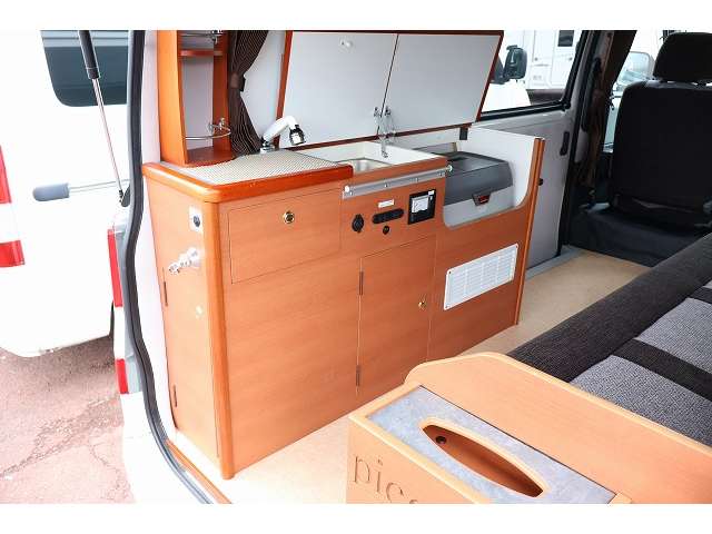 トヨタ ライトエースバン キャンピングカー広島ピコポップＵＰルーフ H30年 (東北) 99