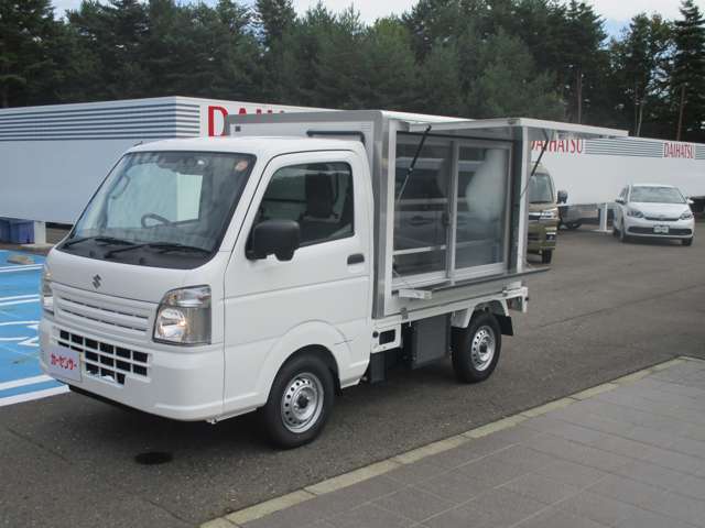 スズキ キャリイトラック ６６０ 移動販売冷凍車 １ＷＡＹ ４０リットル 清水・排水タンク仕様 ４ＷＤ R7年 (東北) 99