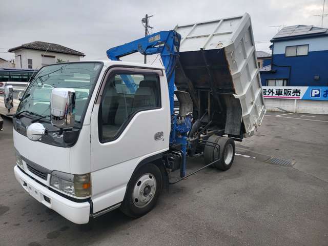 いすゞ エルフ クレーン付ダンプ H16年 (関東) 99