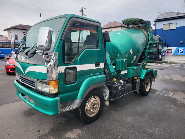 いすゞ ジャストン コンクリートミキサー車 クラッチ無シ H17年 (関東) 99