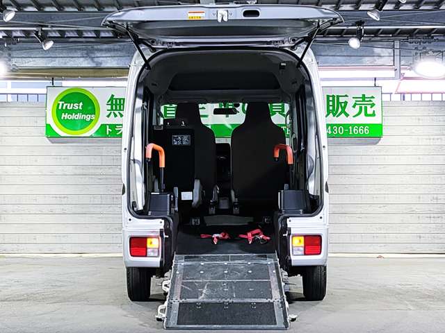 スズキ エブリイ ６６０ ウィズ 車イス移動車 助手席側リアシート付 H29年 (近畿) 99