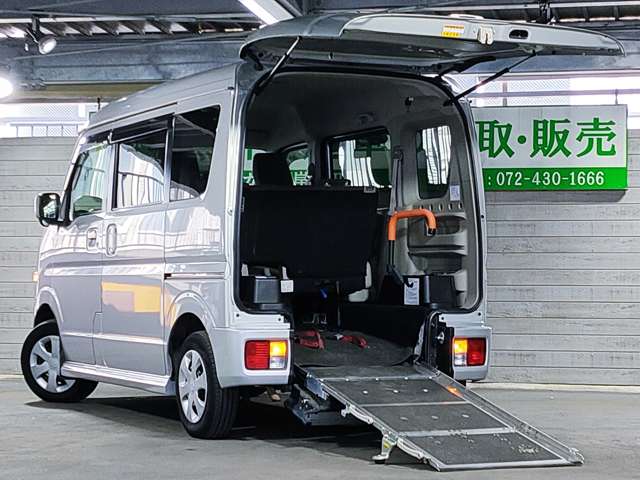 スズキ エブリイワゴン ６６０ ウィズ 車イス移動車 左右分割式リアシート付 H28年 (近畿) 99