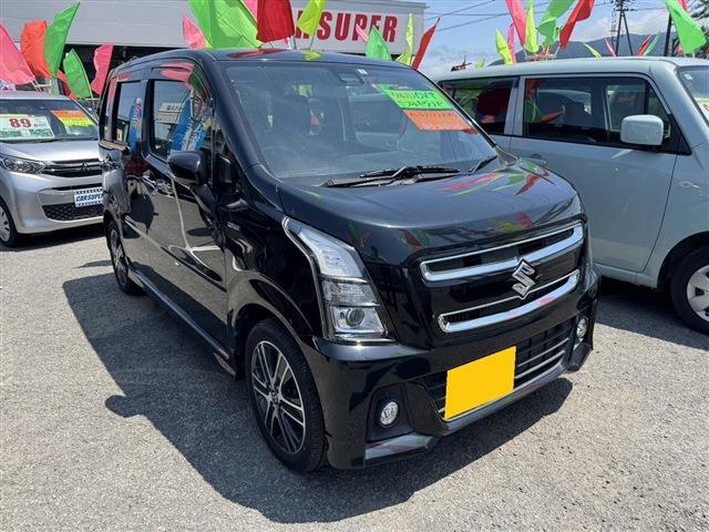 スズキ ワゴンＲ ６６０ スティングレー ハイブリッド Ｔ ４ＷＤ H29年 (東北) 99
