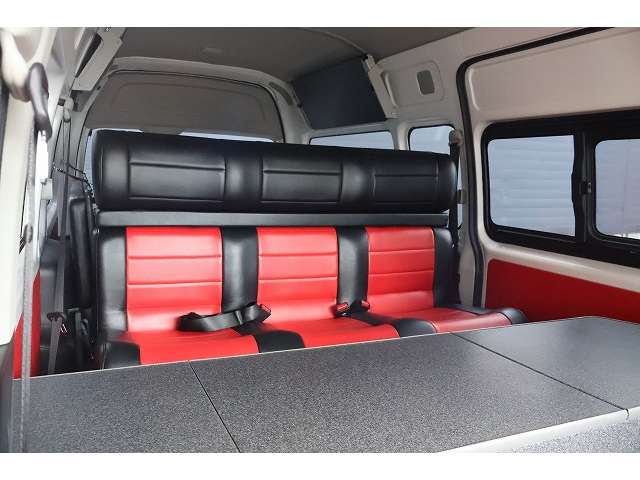 トヨタ ハイエースバン キャンピングカーファンクション製トランポ R1年 (東北) 99