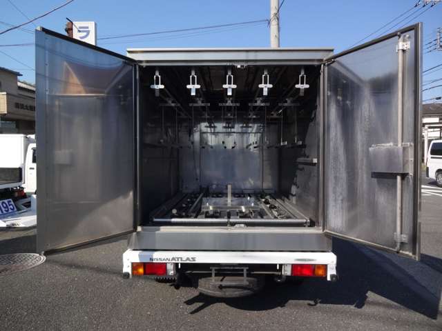 日産 アトラス 寝具乾燥車 ５連ハンガー H17年 (関東) 99