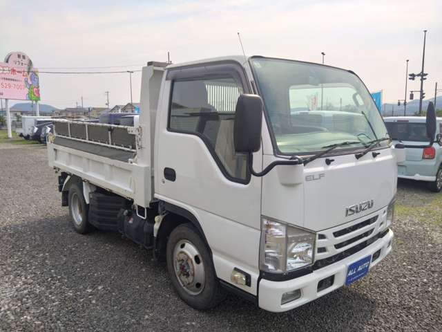 いすゞ エルフ ３．０ 強化ダンプ フルフラットロー ディーゼルターボ ４ＷＤ R1年 (東北) 99