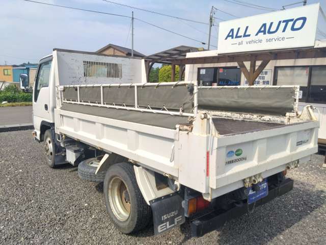 いすゞ エルフ ３．０ 強化ダンプ フルフラットロー ディーゼルターボ ４ＷＤ R1年 (東北) 99