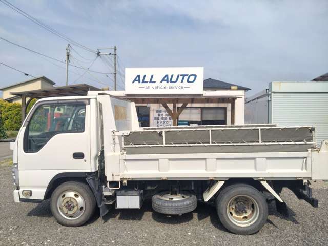 いすゞ エルフ ３．０ 強化ダンプ フルフラットロー ディーゼルターボ ４ＷＤ R1年 (東北) 99