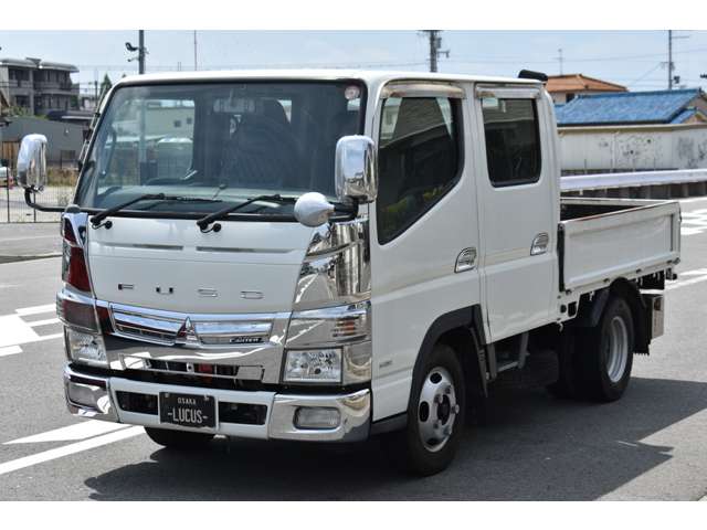 三菱フソウ キャンター ３．０ ダブルキャブ 全低床 ディーゼルターボ H29年 (近畿) 99