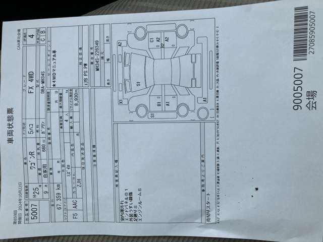 スズキ ワゴンＲ ６６０ ＦＸ ４ＷＤ H25年 (東北) 99