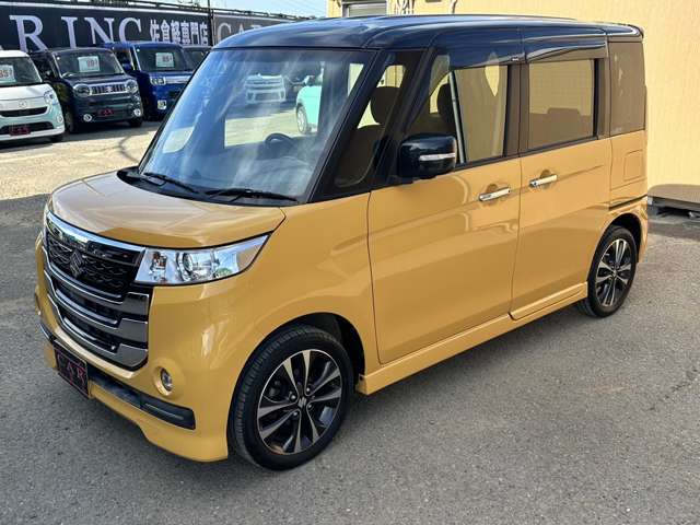 スズキ スペーシア ６６０カスタムＺターボ ユーティリティパッケージ デュアルカメラブレーキサポート装着車 H29年 (関東) 99