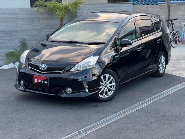 トヨタ プリウスΑ １．８ Ｇ チューン ブラック H25年 (近畿) 99