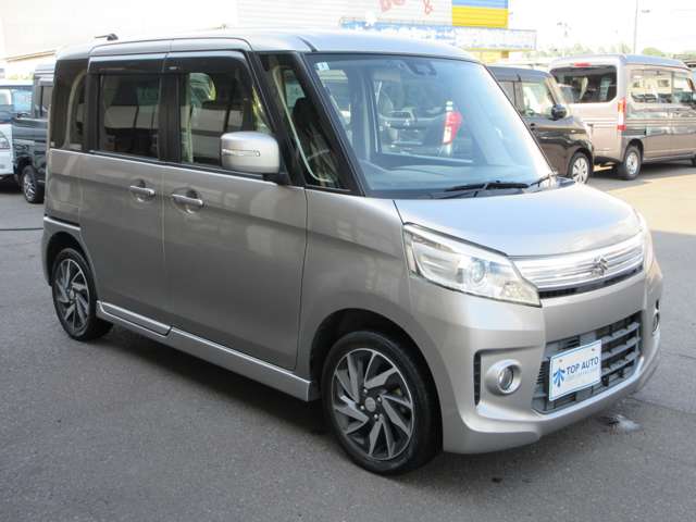 スズキ スペーシア ６６０ カスタム ＴＳ レーダーブレーキサポート装着車 ４ＷＤ H25年 (東北) 99