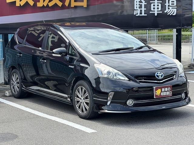 トヨタ プリウスΑ １．８ Ｓ チューン ブラック H26年 (近畿) 99