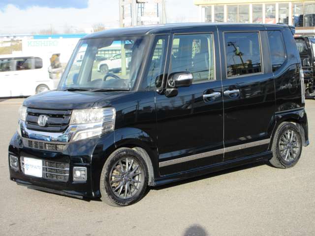 ホンダ Ｎ　ＢＯＸ ６６０ カスタムＧ ターボＳＳパッケージ ブラックスタイル４ＷＤ H29年 (東北) 99