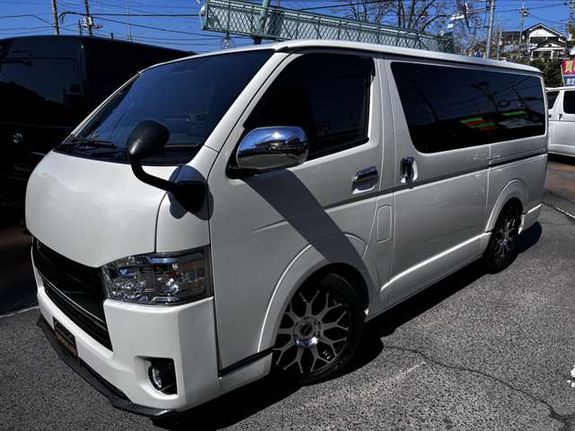 トヨタ ハイエースバン ２．８ スーパーＧＬ ダークプライム ロングボディ ディーゼルターボ ４ＷＤ R1年 (関東) 99