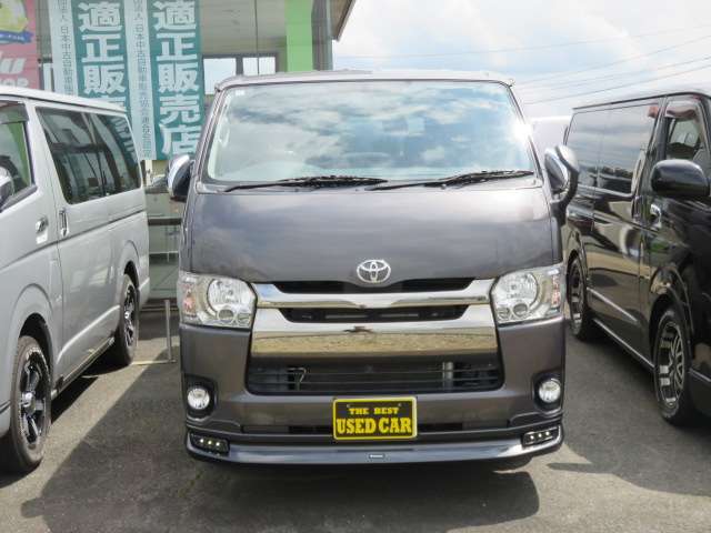 トヨタ ハイエースバン ２．８ スーパーＧＬ ダークプライム ロングボディ ディーゼルターボ ４ＷＤ H29年 (東北) 99