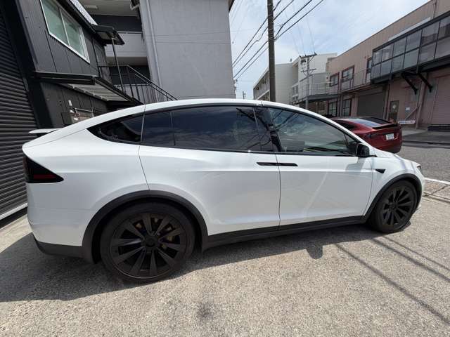テスラ モデルＸ ロングレンジ ＡＷＤ 白内装 ７人乗リ R6年 (東海) 99