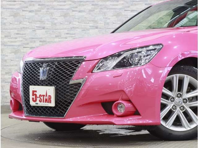 トヨタ クラウン　ハイブリッド ハイブリッド ２．５ Ｇ リボーン ピンク H25年 (関東) 99